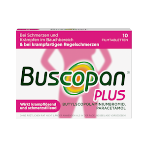 BUSCOPAN plus 10 mg/500 mg Filmtabletten